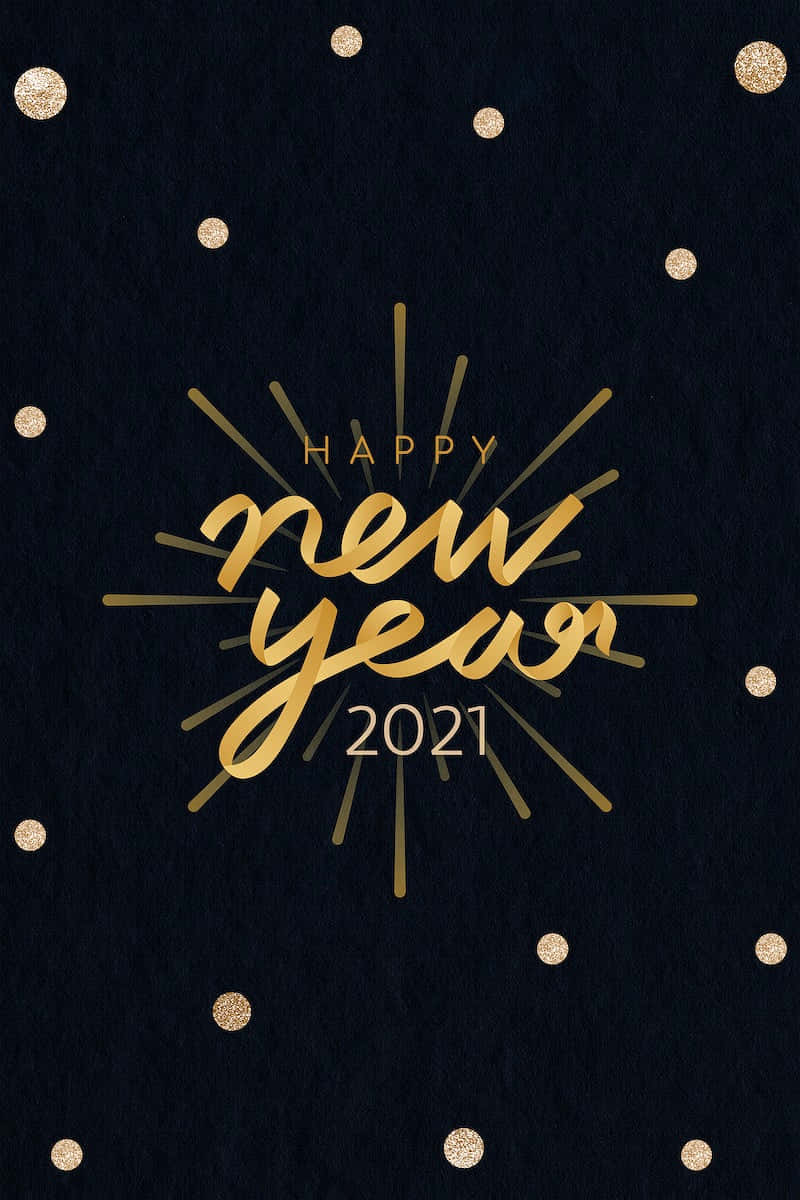 Ønsker dig et glædeligt og velhavende nyt år! Wallpaper