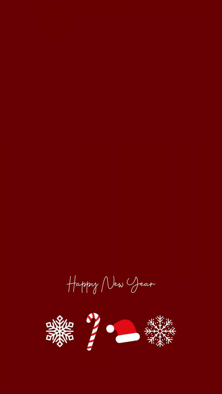 Ønsker dig et fuldt år med velsignelser og glæde med dette Happy New Year Phone. Wallpaper
