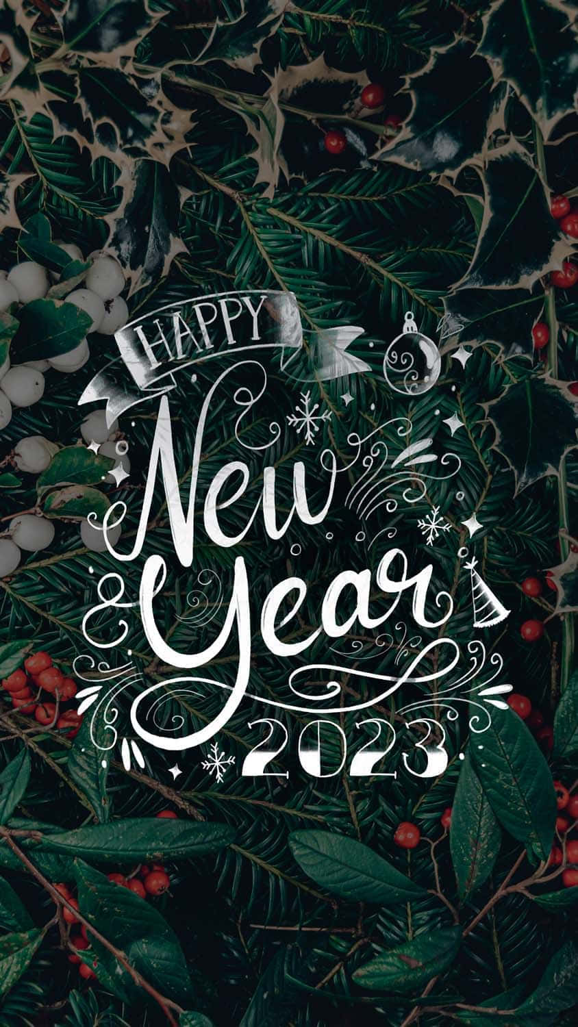 Machensie Sich Bereit Für Das Beste Happy New Year Mit Einem Neuen Handy Wallpaper