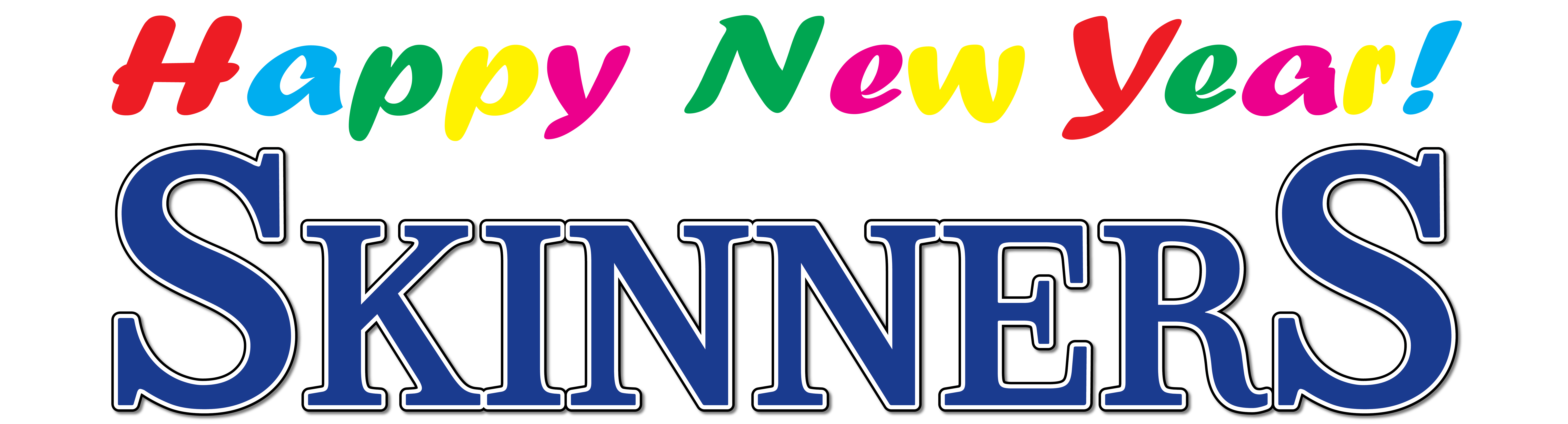Happy New Year Skinners Banner PNG