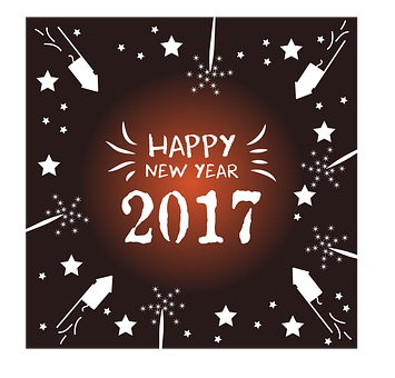 Happy New Year2017 Celebration Graphic PNG