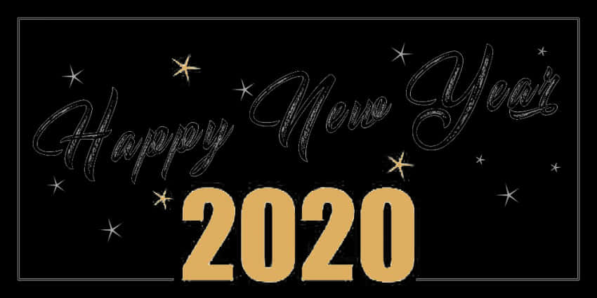 Happy New Year2020 Celebration PNG