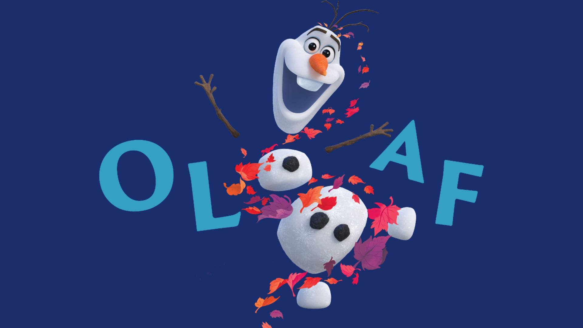 Happy Olaf Frozen Wallpaper