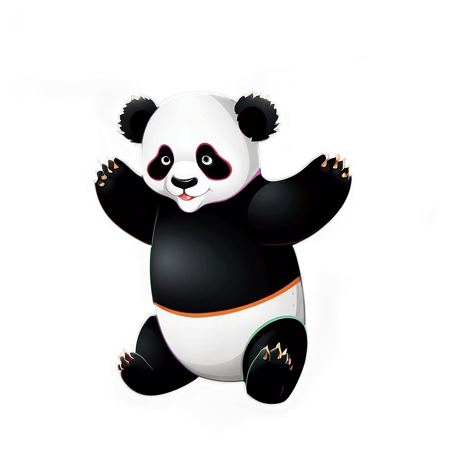 Happy Panda Animation Png Ufo3 PNG