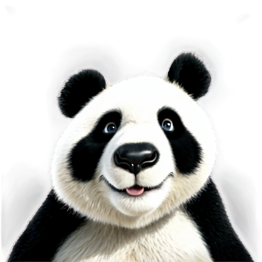 Happy Panda Face Png 8 PNG