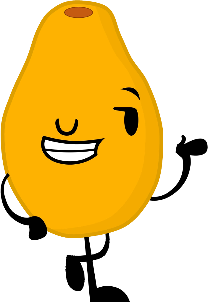 Happy Papaya Character.png PNG