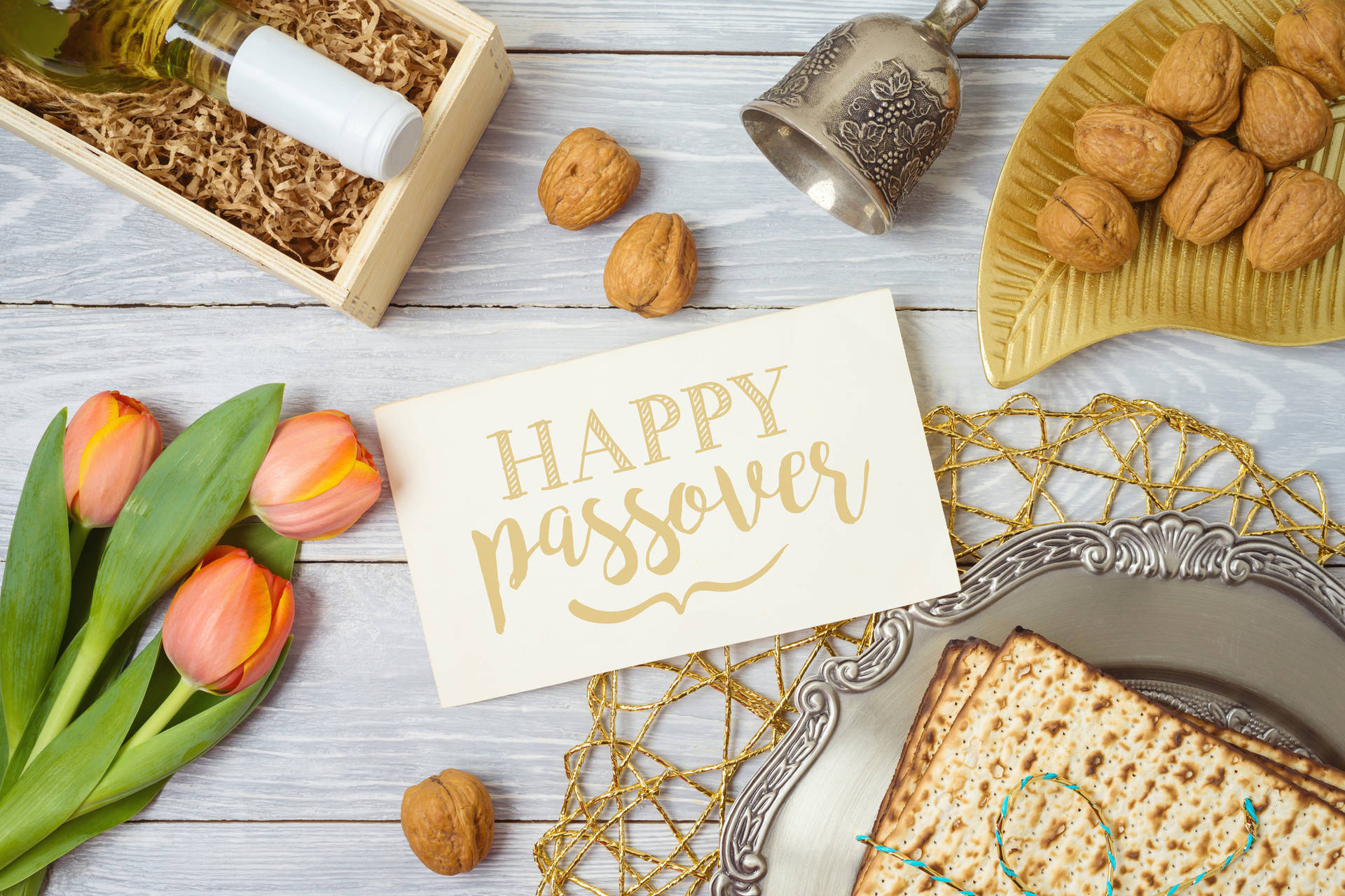 Happy Passover Feast Background