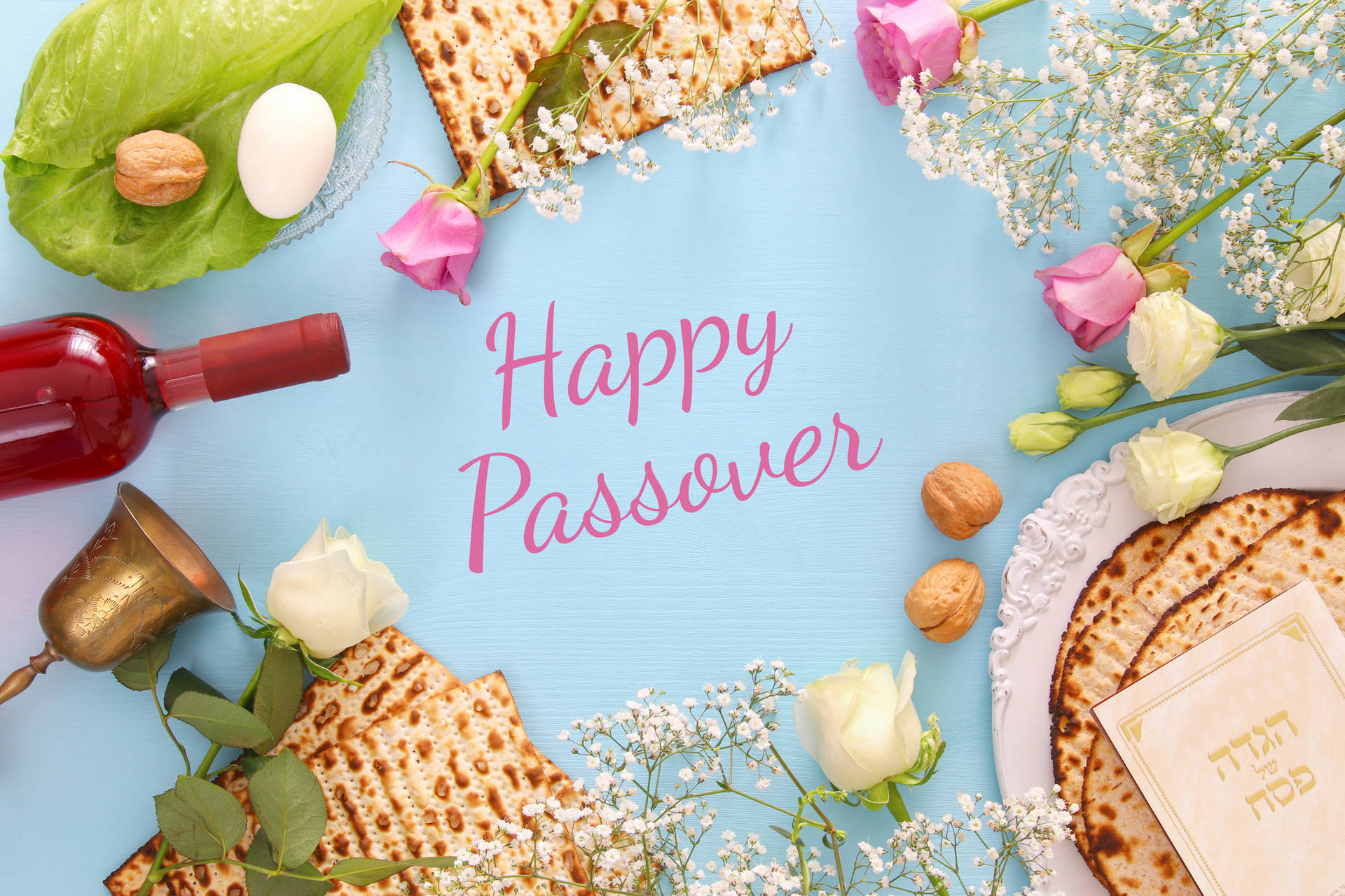 Happy Passover Holiday Background