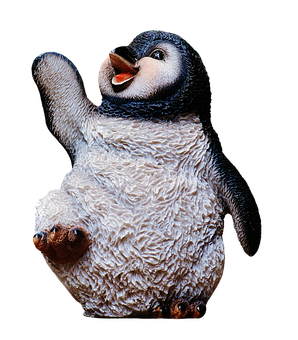 Happy Penguin Portrait PNG