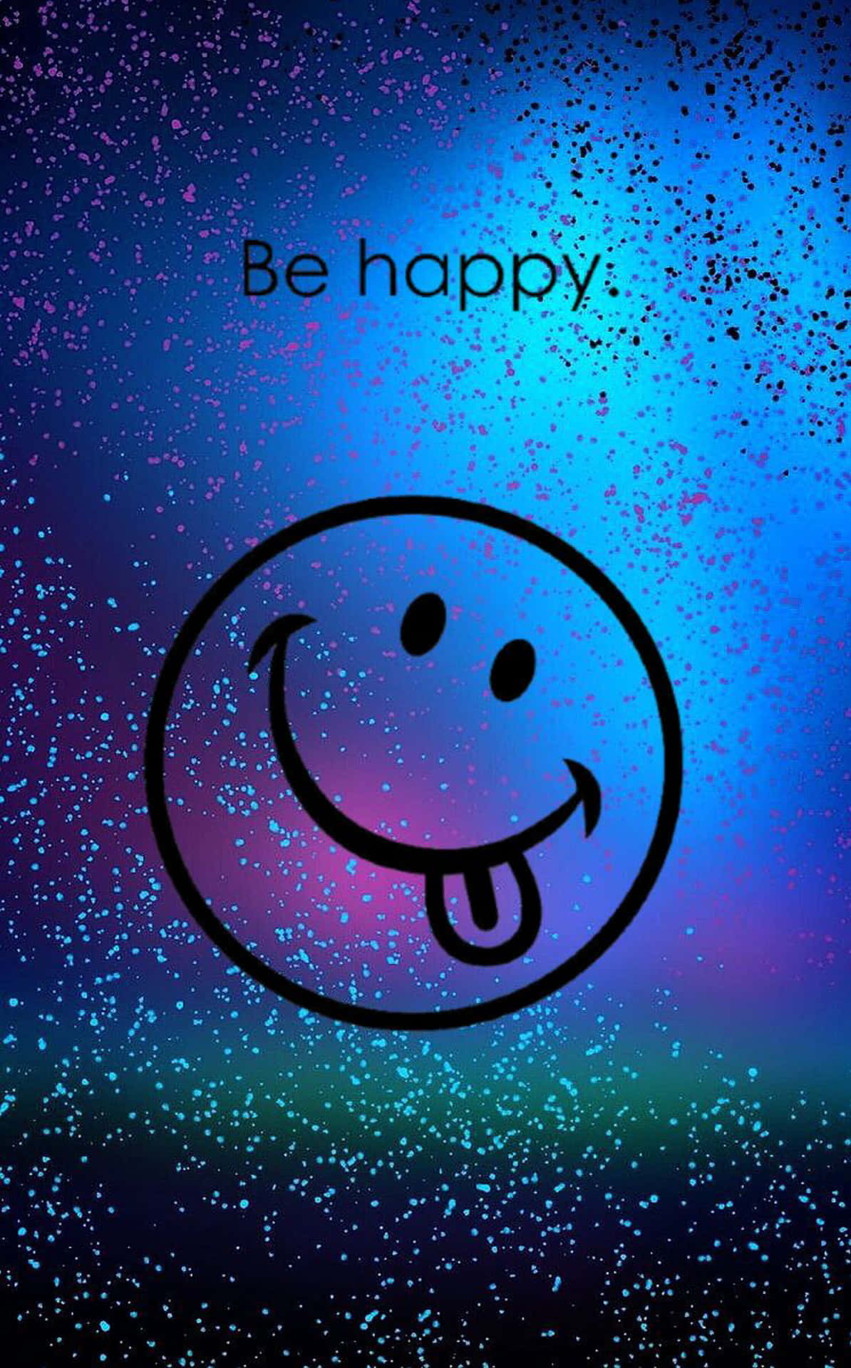 Galactic Happy Phone Wallpaper