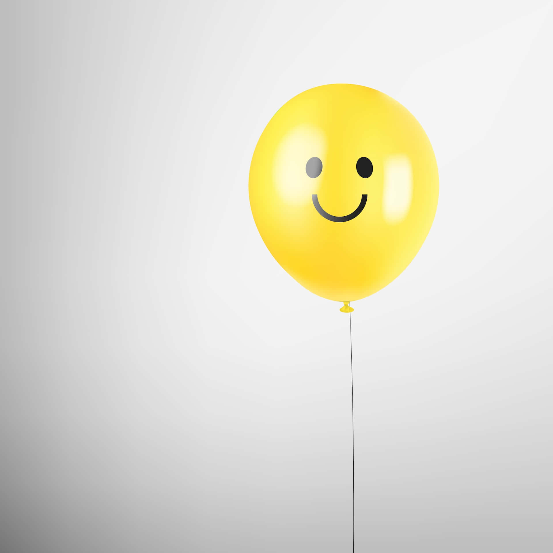 Imagemde Balão Amarelo Feliz.
