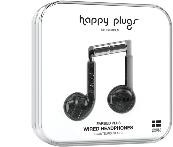 Happy Plugs Earbud Plus Wired Headphones Packaging PNG