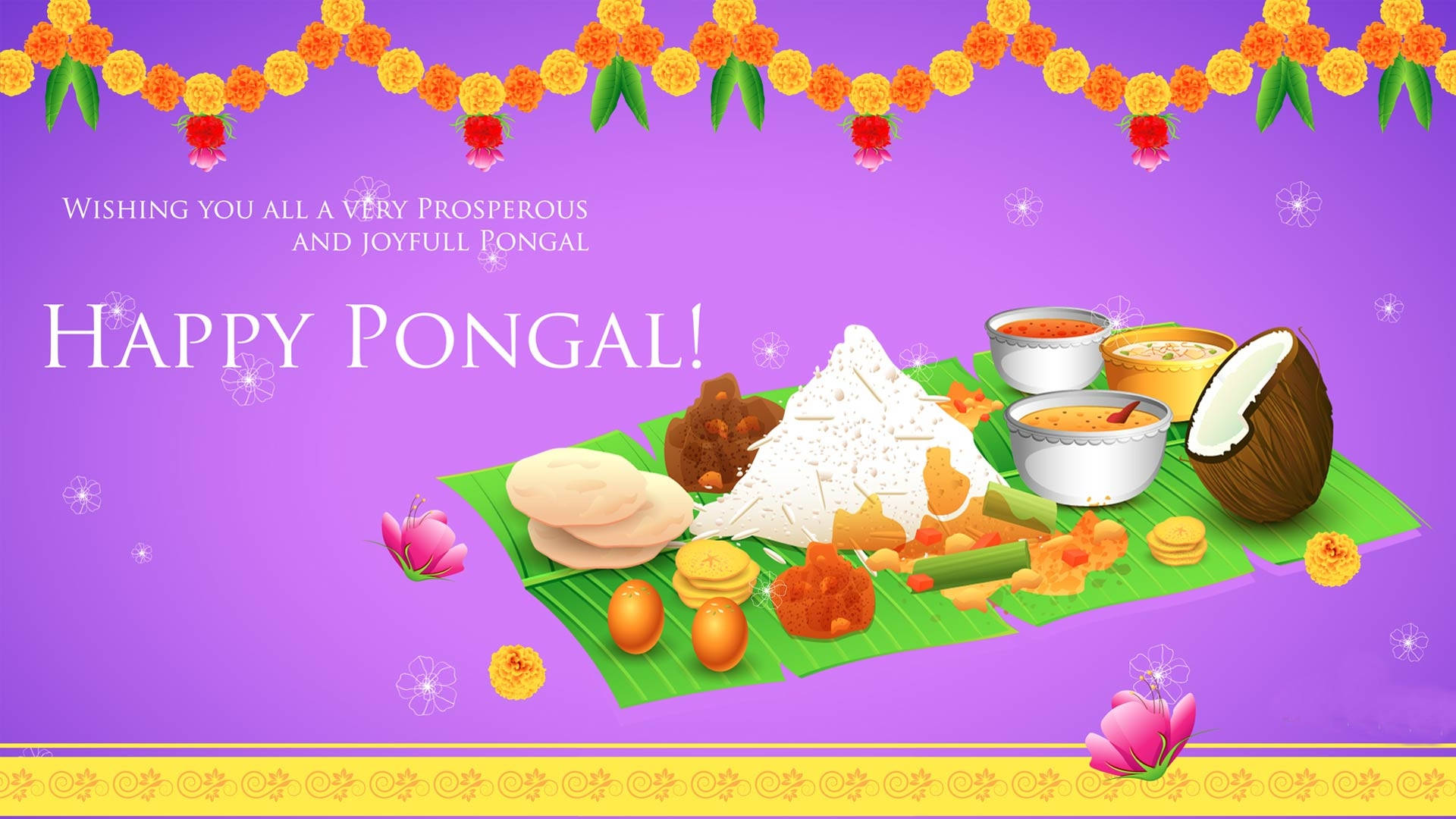 Happy Pongal Publication Material Wallpaper
