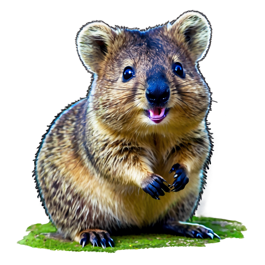 Happy Quokka Animal Png 06242024 PNG