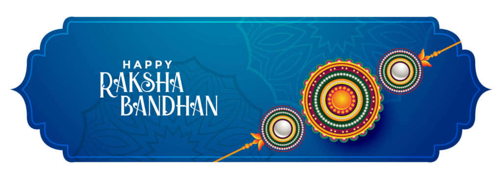 Happy Raksha Bandhan Banner Wallpaper
