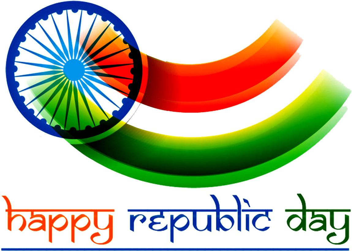 Happy Republic Day India Celebration PNG