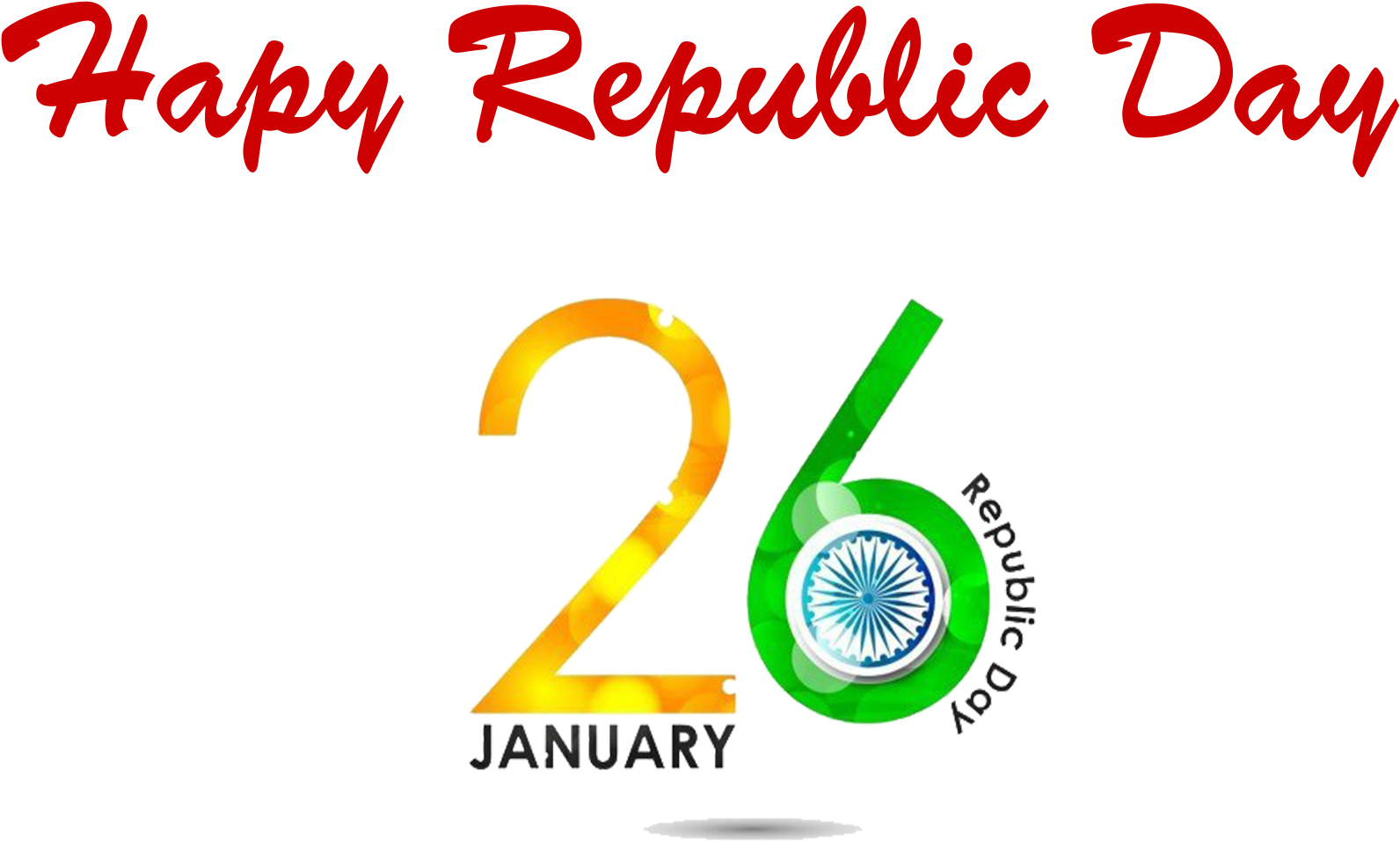 Happy Republic Day26 January Celebration PNG