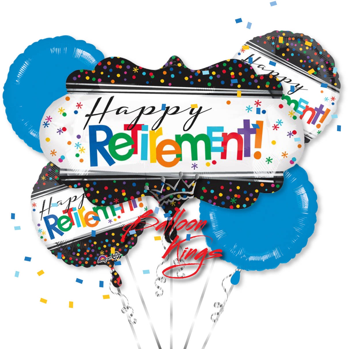 Download Happy Retirement Celebration Balloons | Wallpapers.com