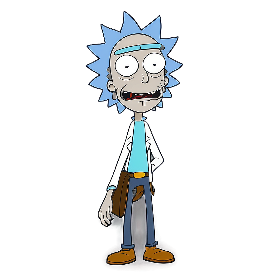 Happy Rick Character Png 06242024 PNG