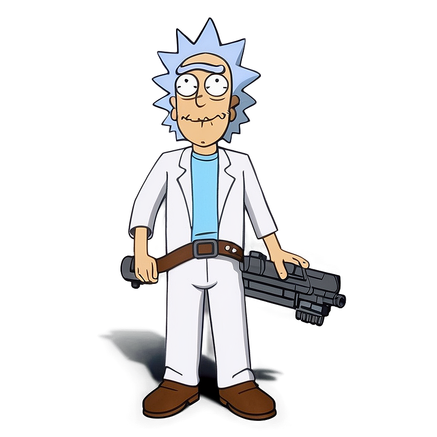 Download Happy Rick Character Png Ldi | Wallpapers.com