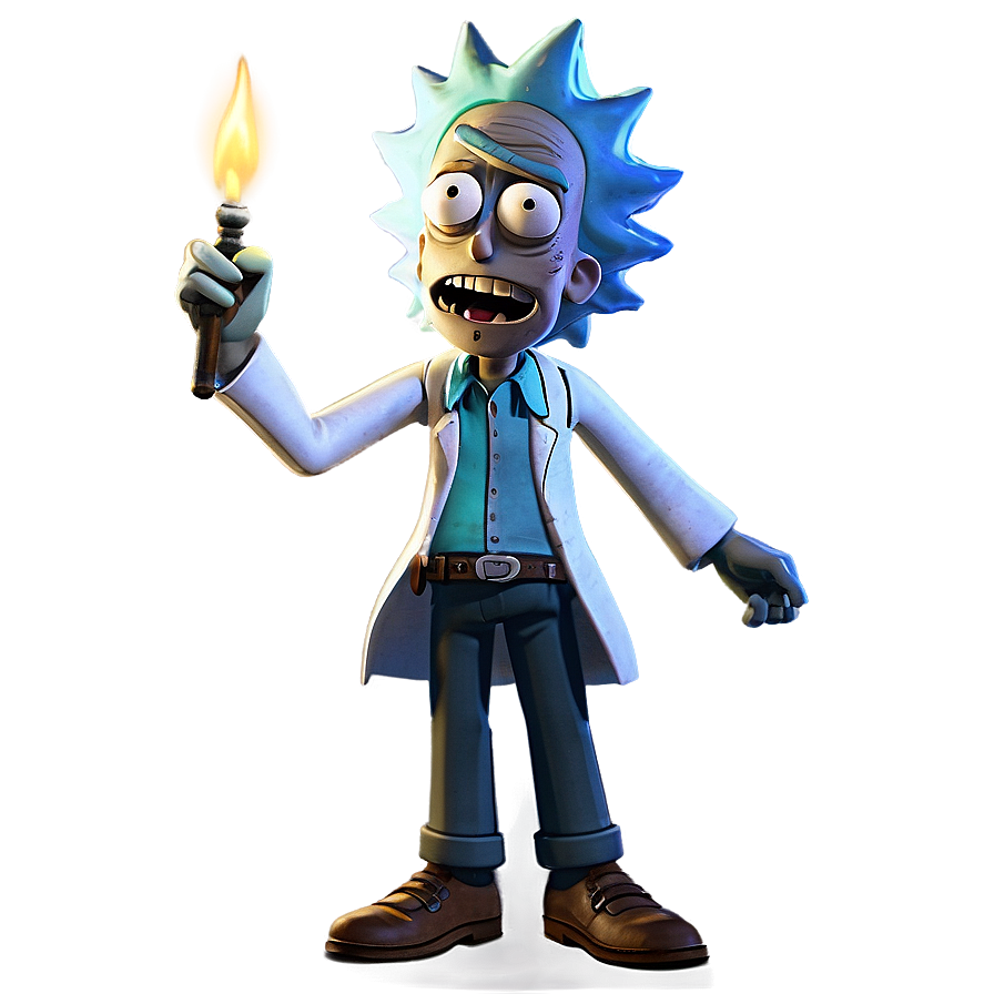 Happy Rick Character Png Xni PNG