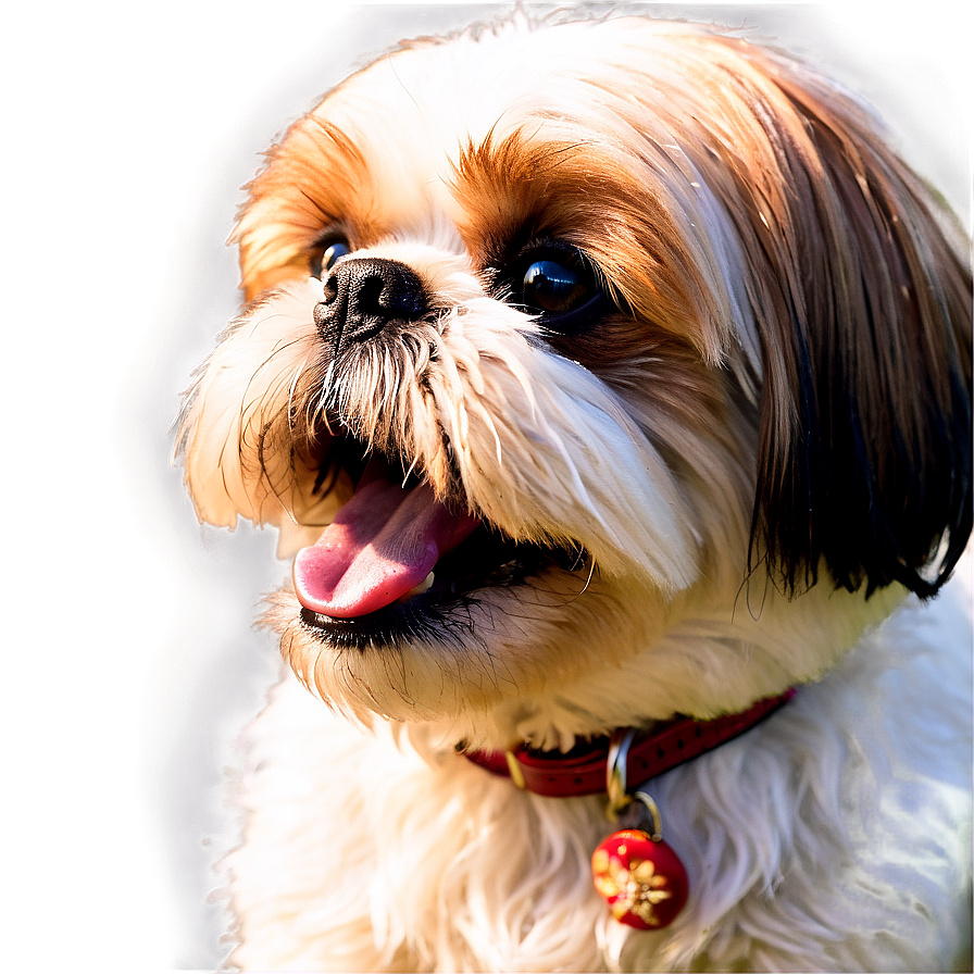 Happy Shih Tzu Smiling Png 06242024 PNG