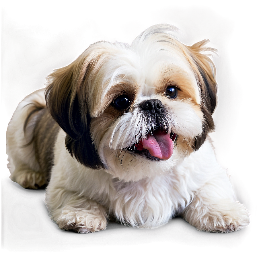 Happy Shih Tzu Smiling Png Xkr26 PNG