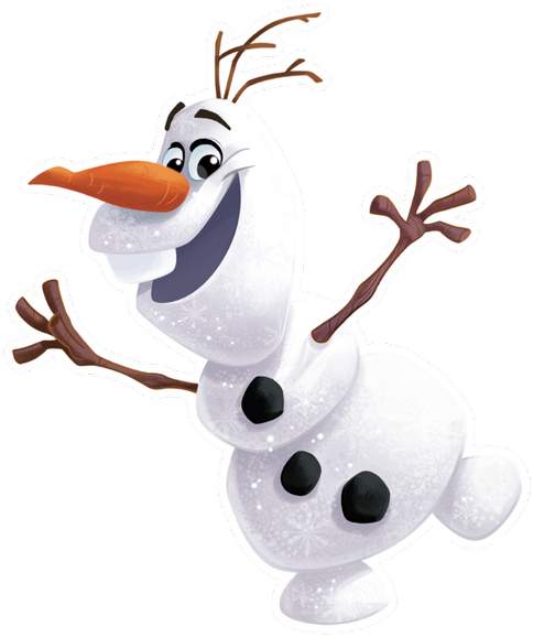 Happy Snowman Cartoon Character PNG