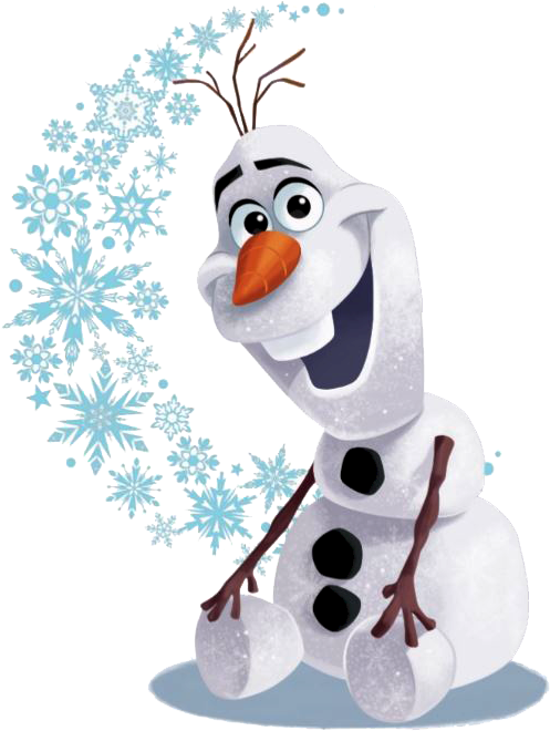 Happy Snowman Olaf Frozen PNG