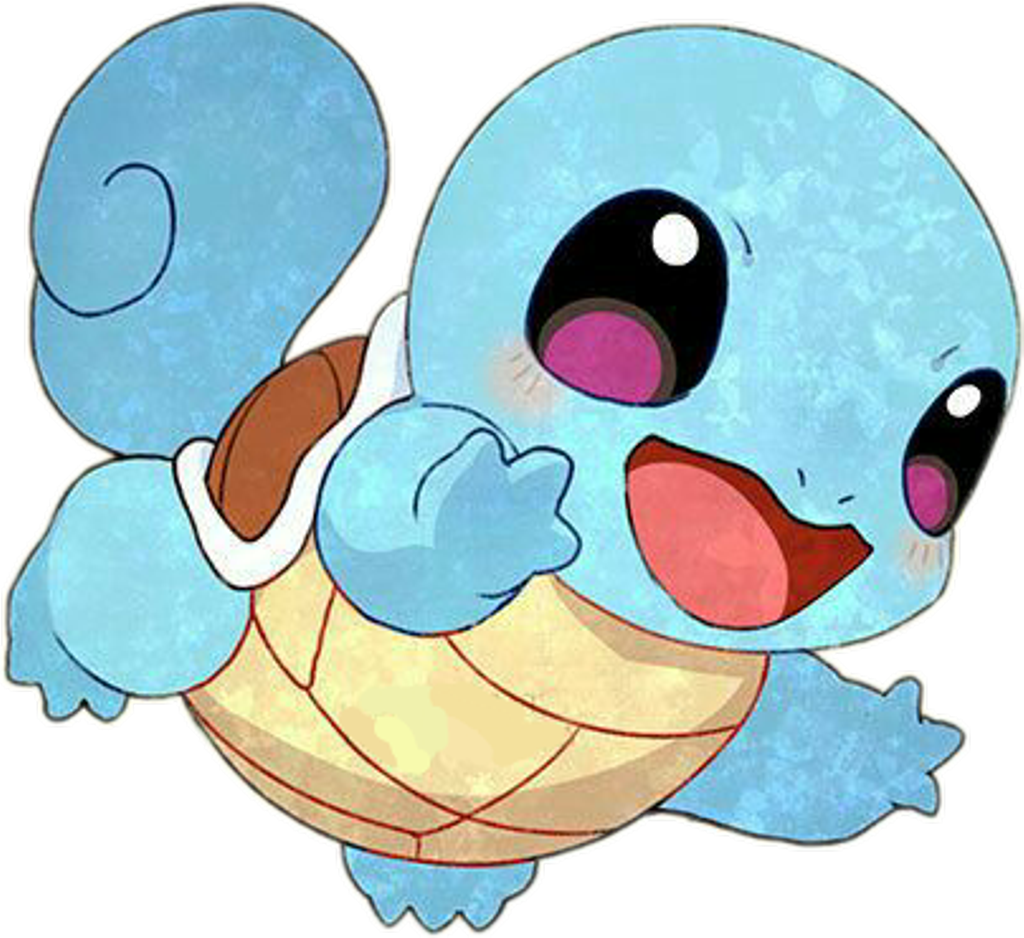 Happy Squirtle Artwork PNG