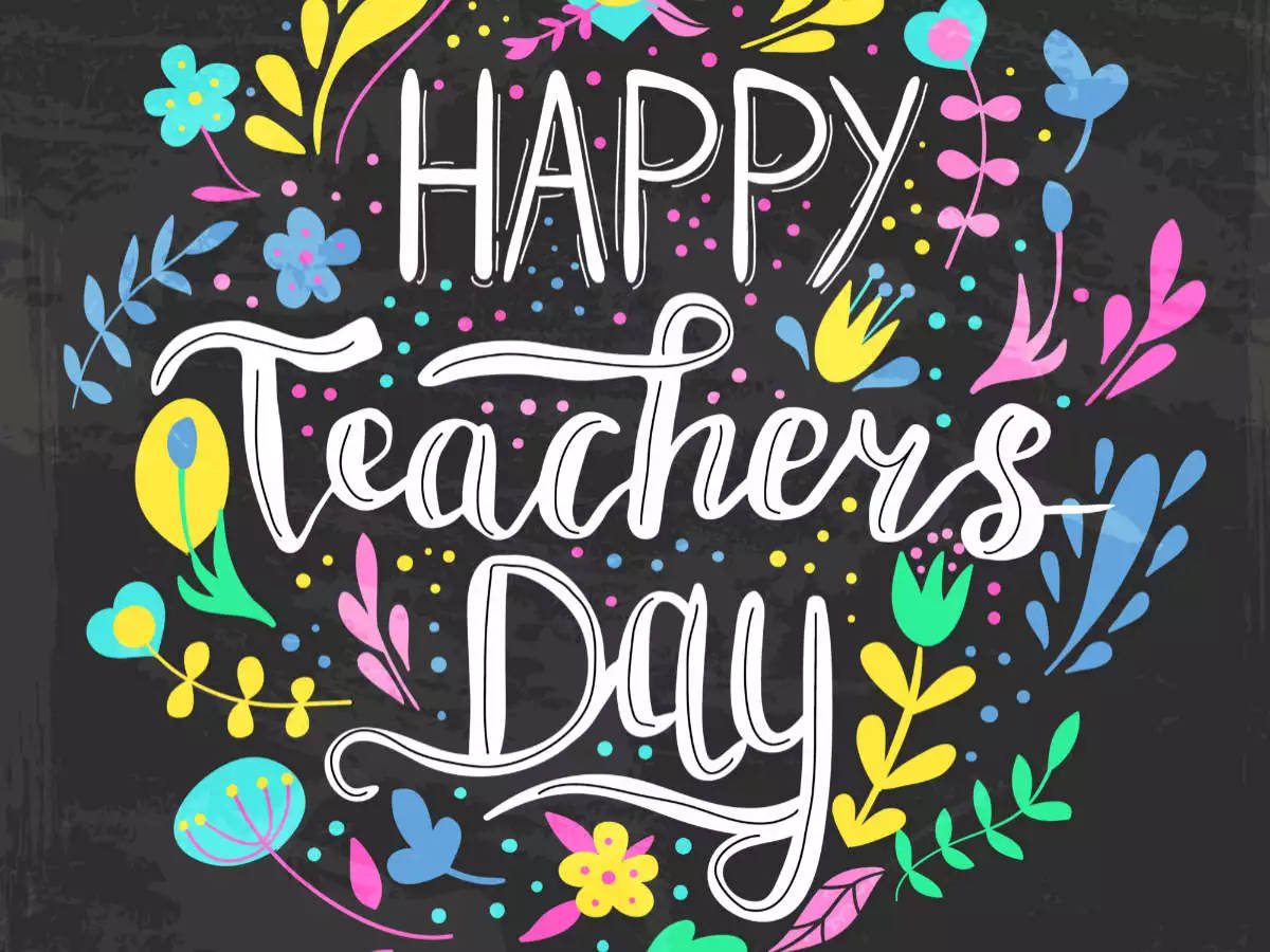 Happy Teachers' Day Calligraphy Wallpaper