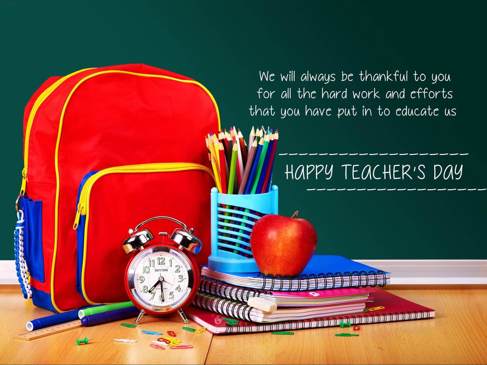 Download Happy Teachers' Day Education Wallpaper 