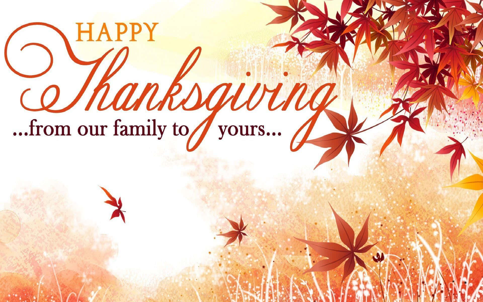 Happy Thanksgiving to all!