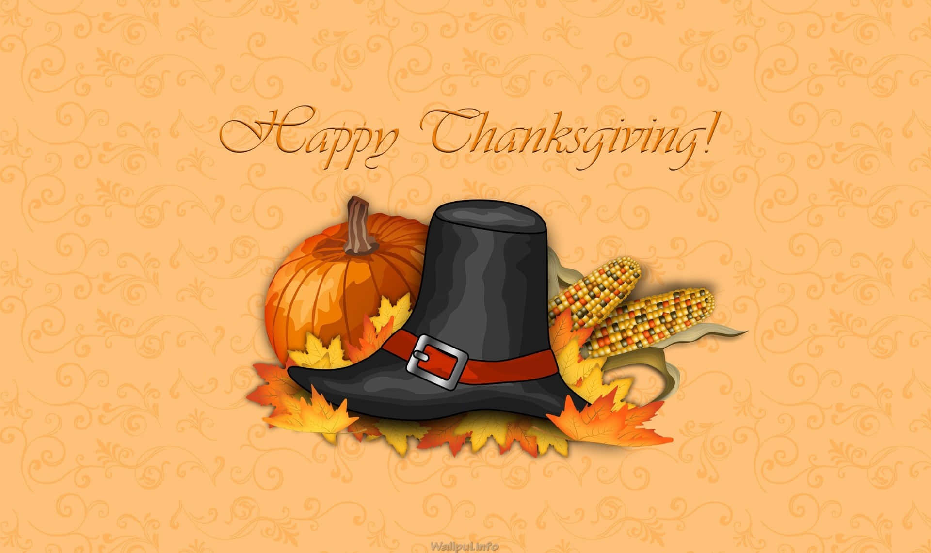 Wishing You a Happy Thanksgiving Wallpaper