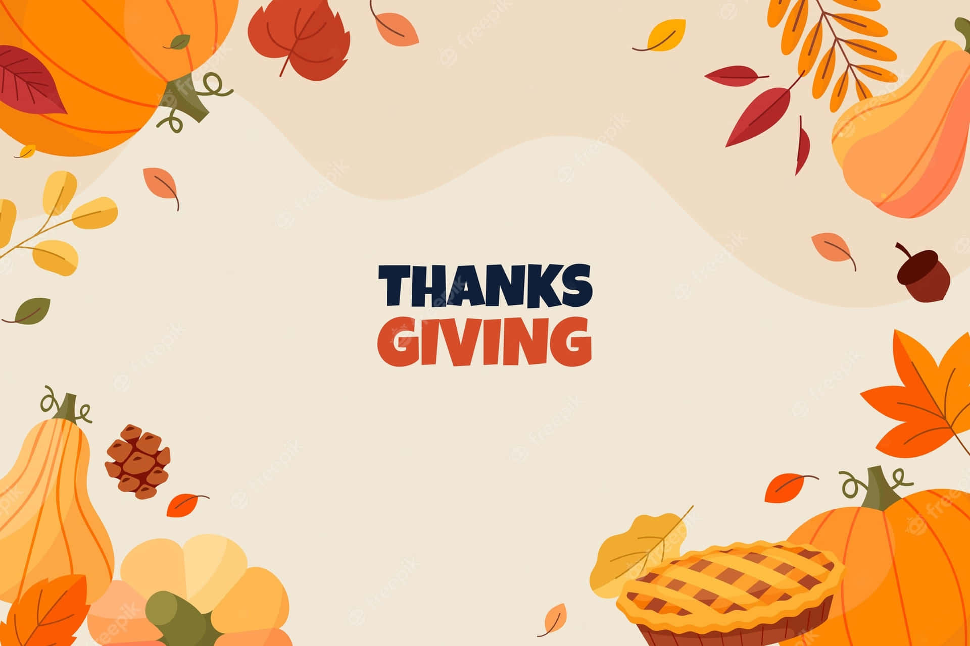 “Happy Thanksgiving everyone! Make the most of this cherished family time.” Wallpaper
