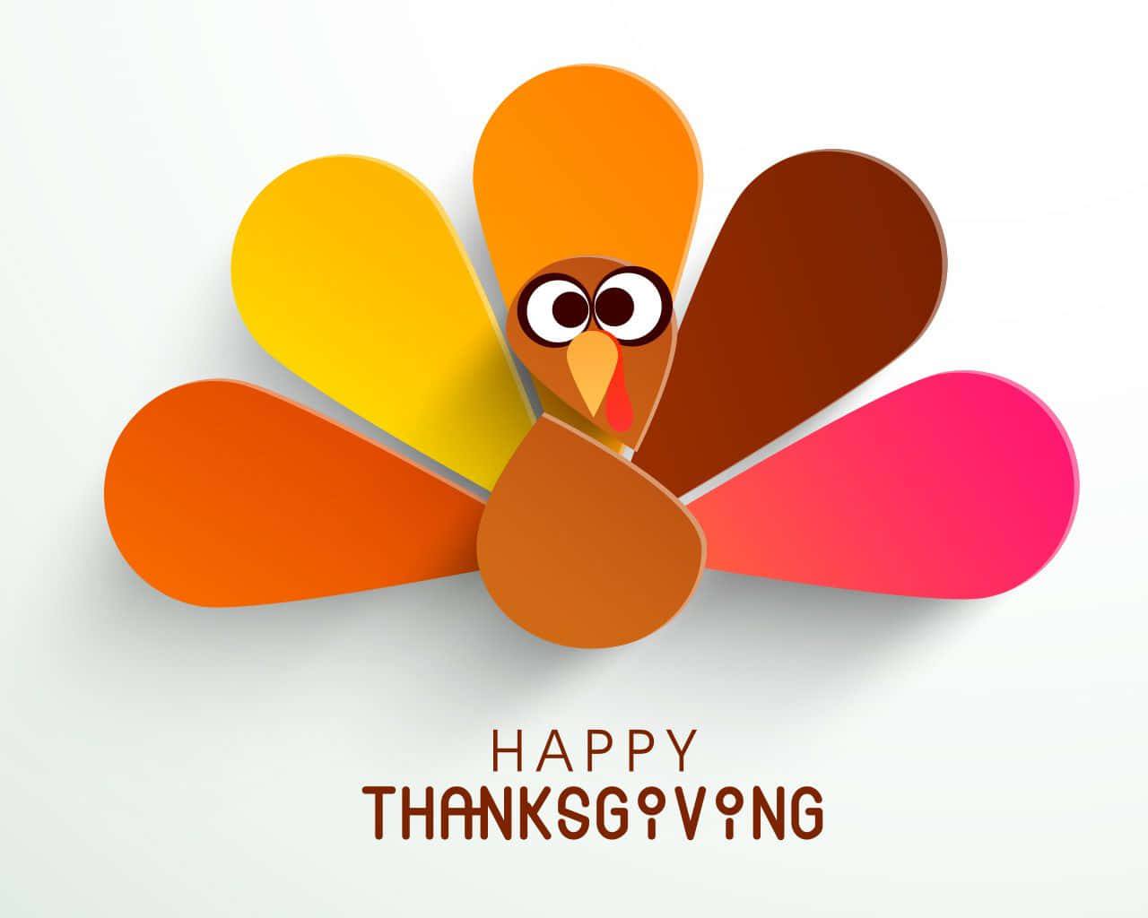 Ønsker dig og din familie en rigtig glædelig Thanksgiving! Wallpaper