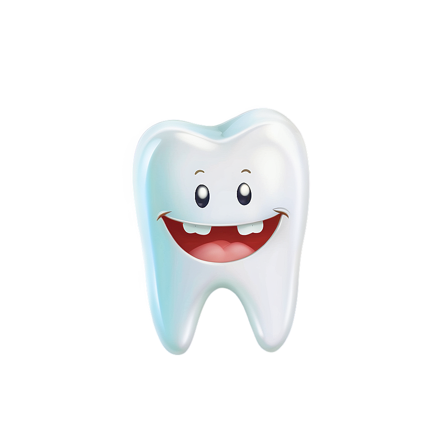 Happy Tooth Character Png 05242024 PNG