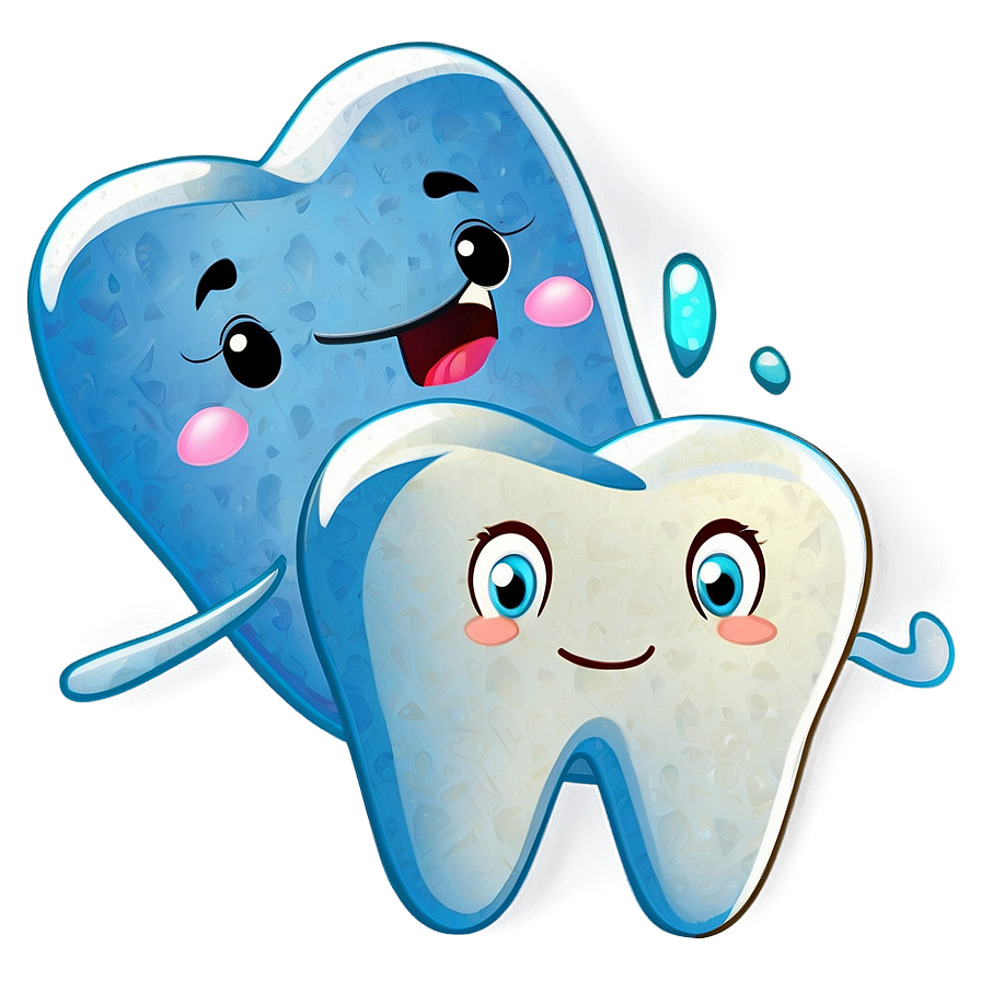 Happy Tooth Character Png 64 PNG
