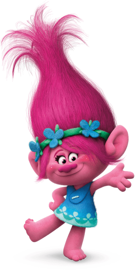 Download Happy Troll Character Dancing.png | Wallpapers.com