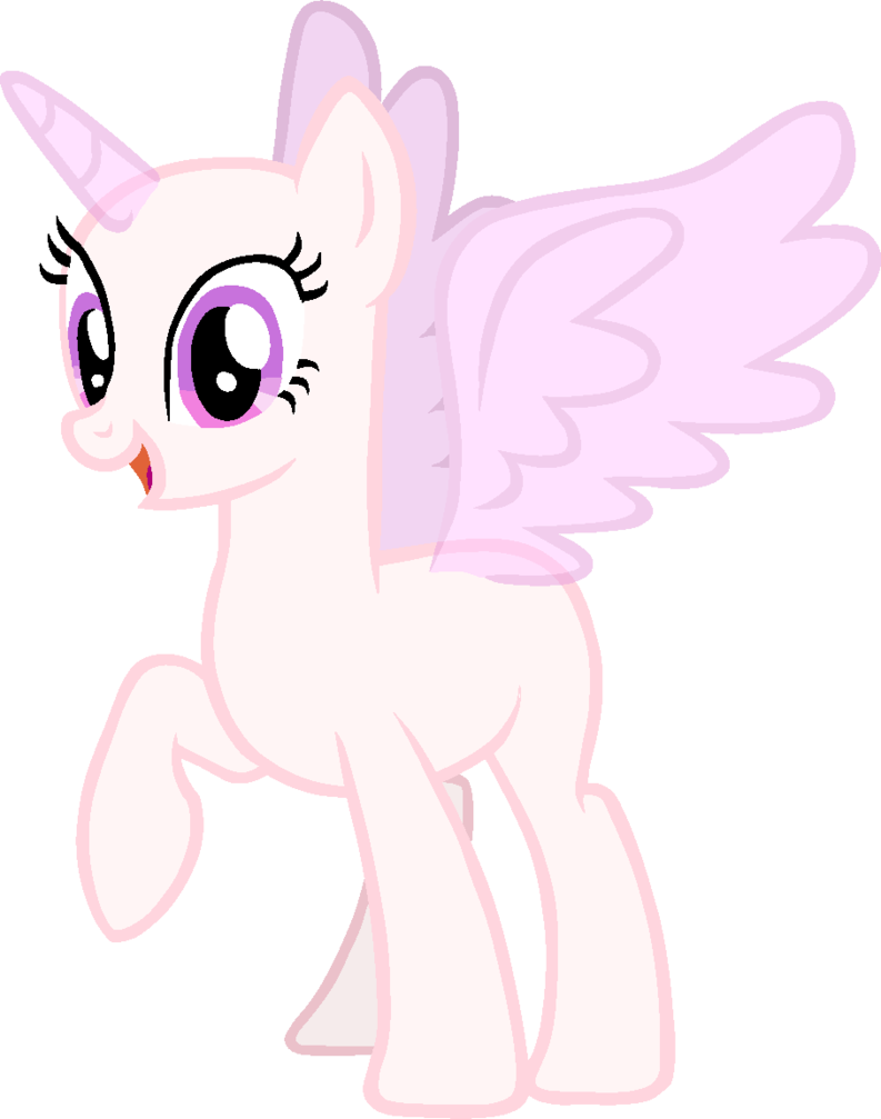 Happy Unicorn Pony Vector PNG