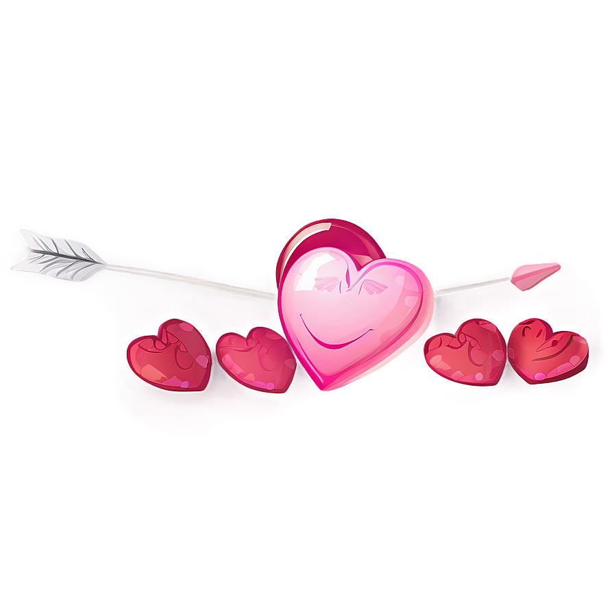 Happy Valentine's Day Cupid Arrow Png 06202024 PNG