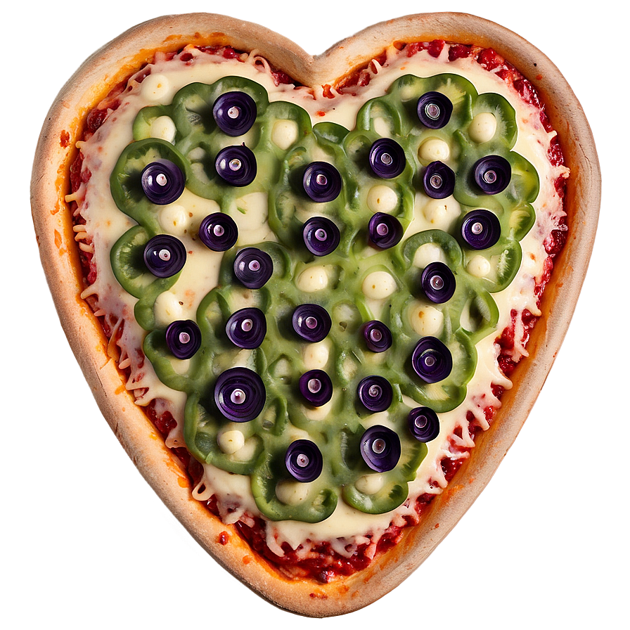 Happy Valentine's Day Heart Shaped Pizza Png 56 PNG