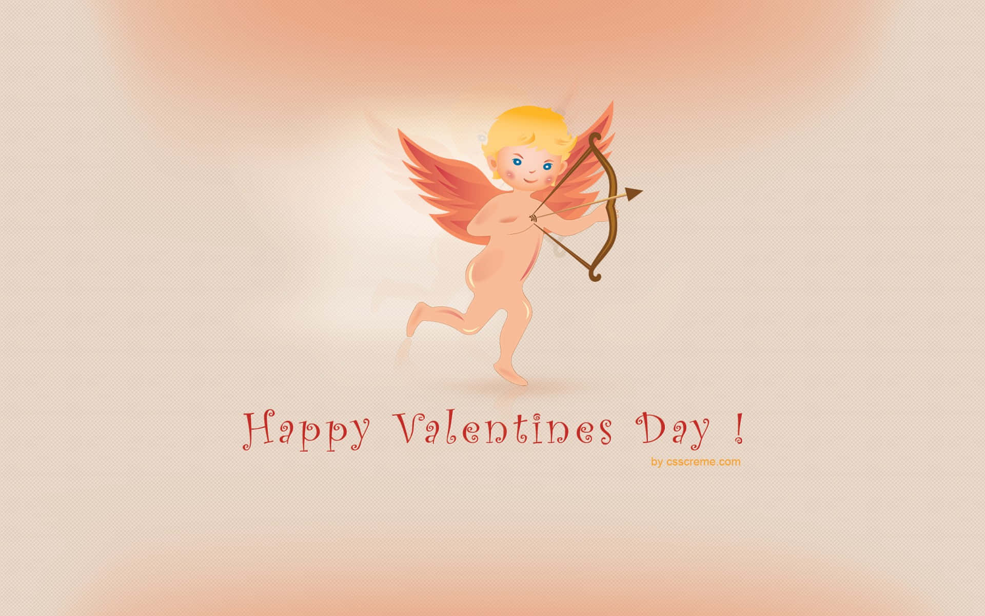 Cupid Happy Valentine Day Wallpaper