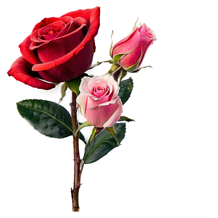 Happy Valentine's Day Roses Png 48 PNG