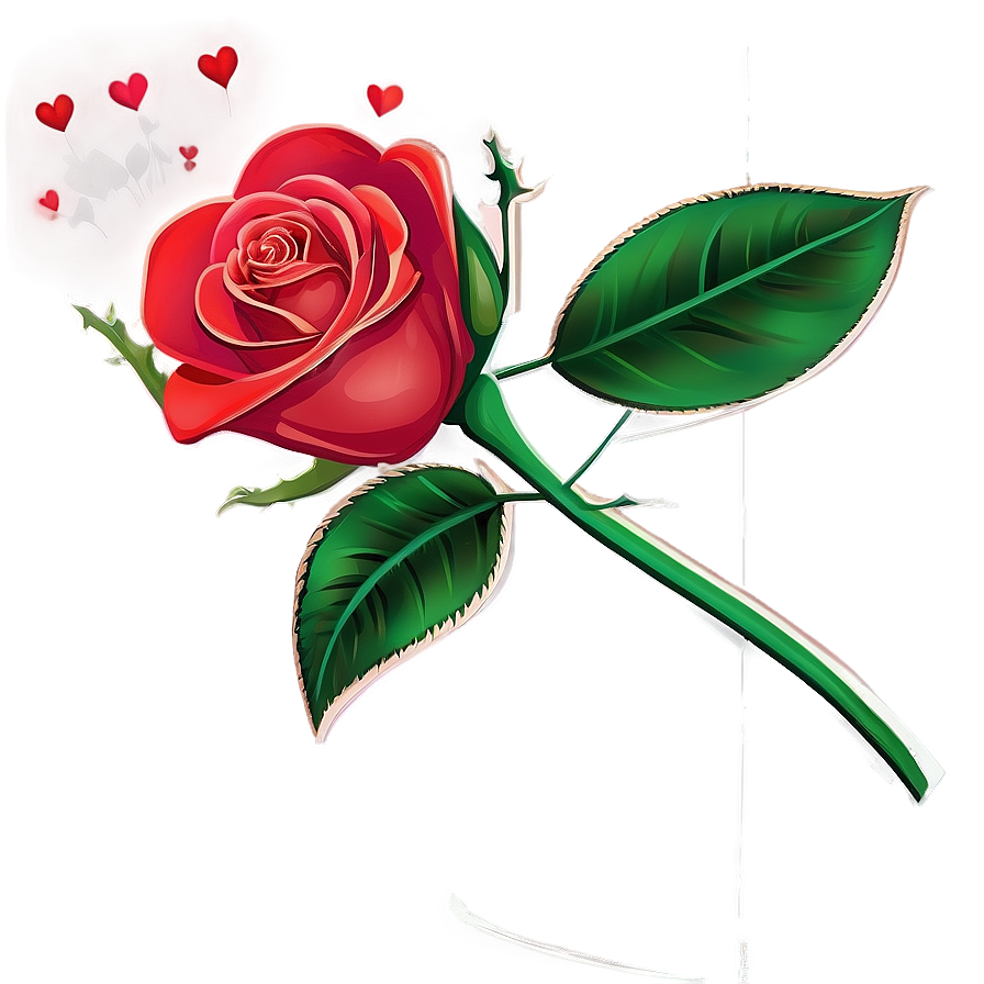 Happy Valentine's Day Roses Png Bcv66 PNG