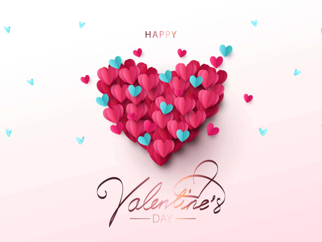 Romantic and Playful Happy Valentine's Day Background