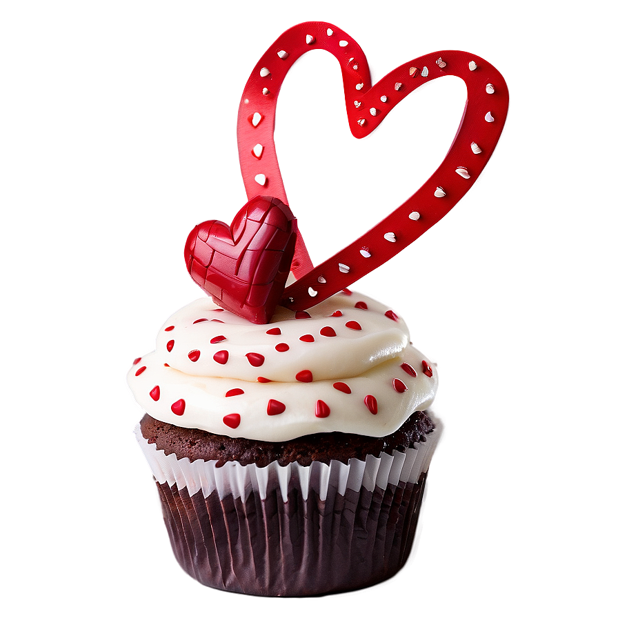 Download Happy Valentines Day Cupcake Png Pjp | Wallpapers.com