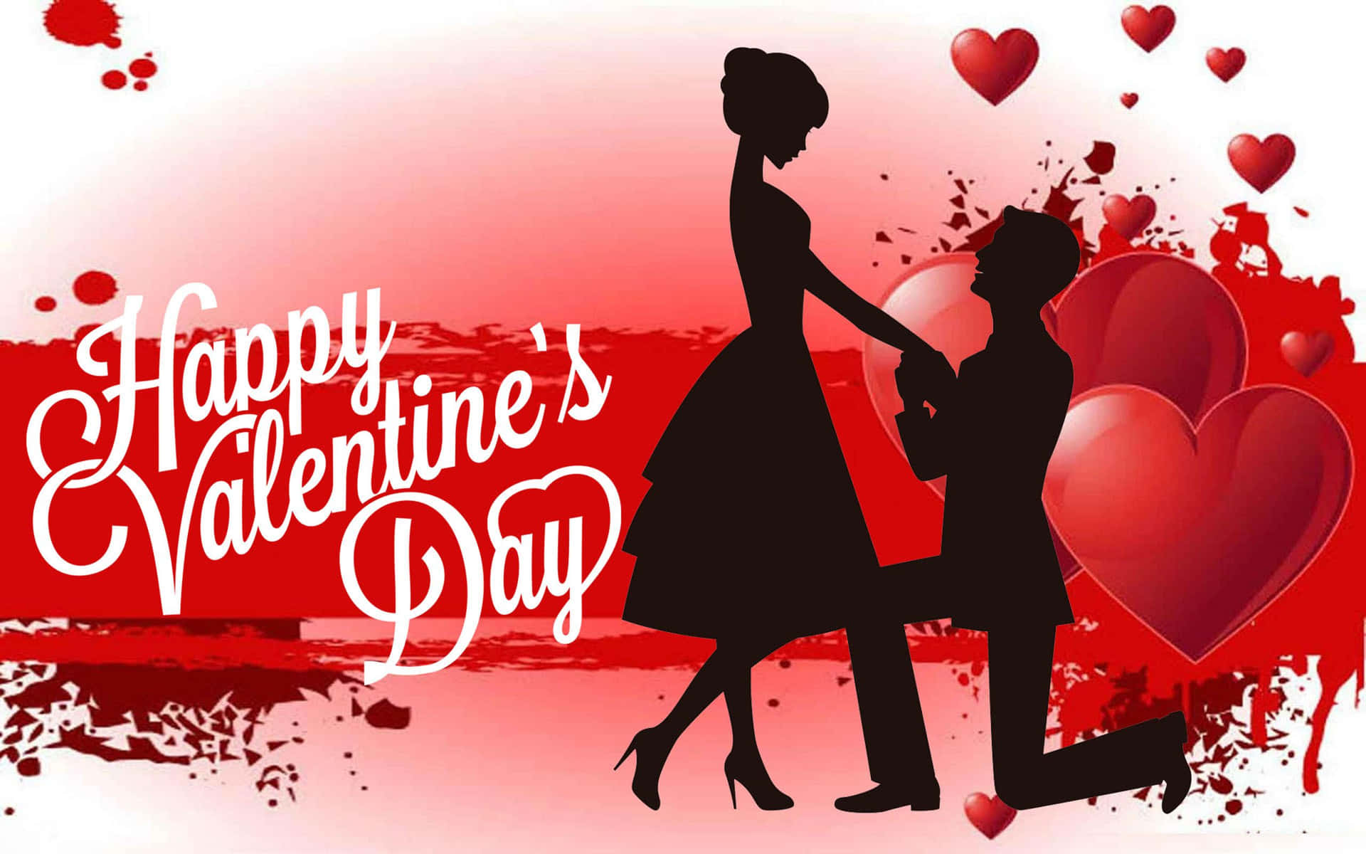 "Spread the romantic love this Valentine's Day!" Wallpaper