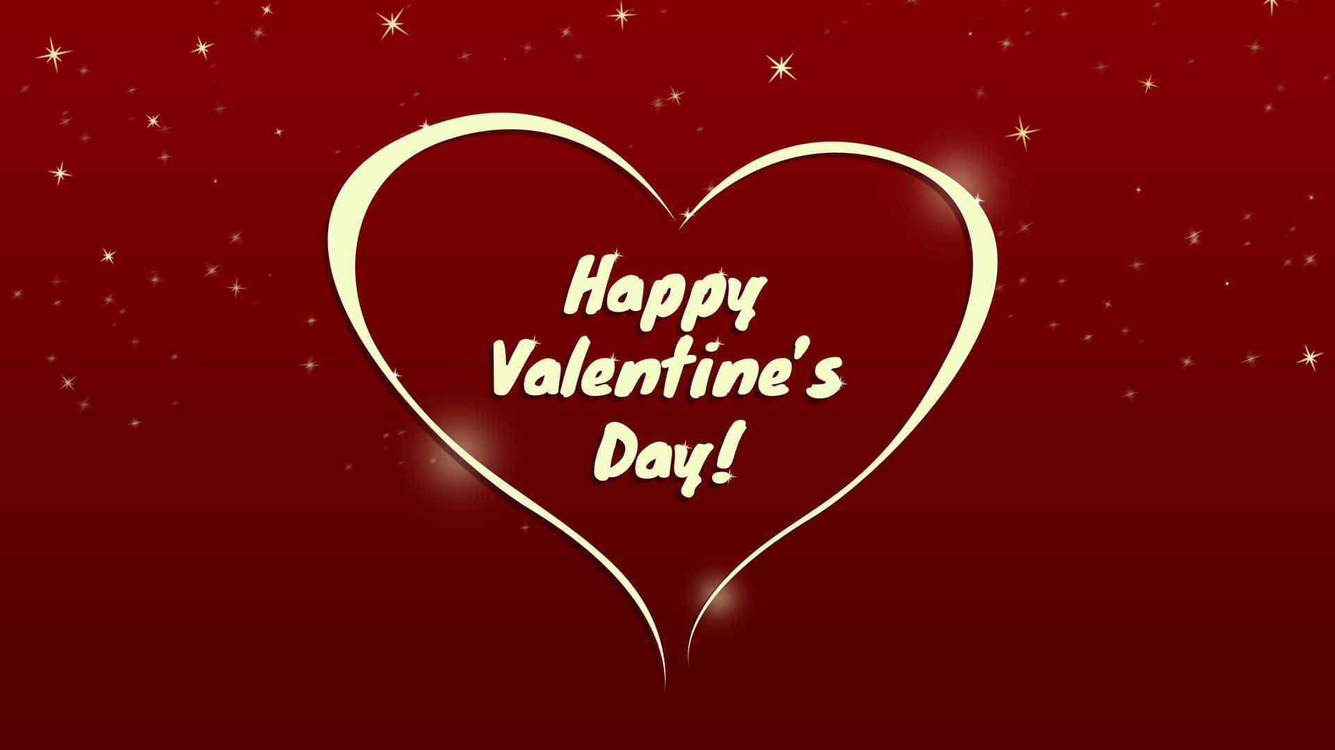 Corazónen Oro Feliz Día De San Valentín Hd Fondo de pantalla