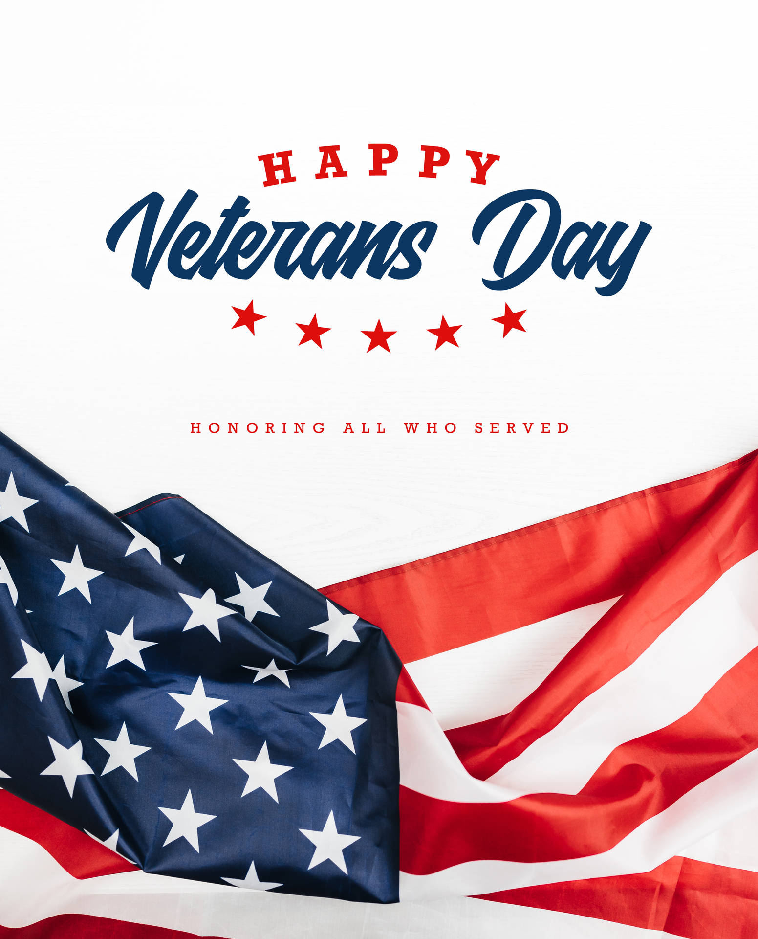 Free Vector  Flat design veterans day wallpaper